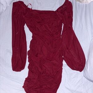 Red Mesh dress